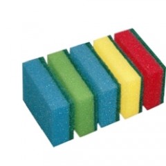 Houbička na nádobí MAXI 9,5x7x3cm (5ks) č.1