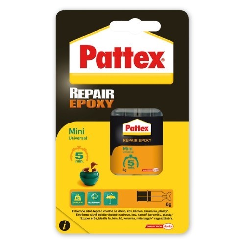 Lepidlo epoxidové 6g, 5min. PATTEX REPAIR UNI.