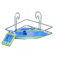 Polička rohová 1 patro STICK 20x20x13cm Cr 221921 č.1