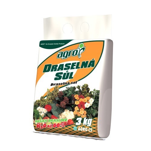 Hnojivo Sůl draselná 3kg AGRO