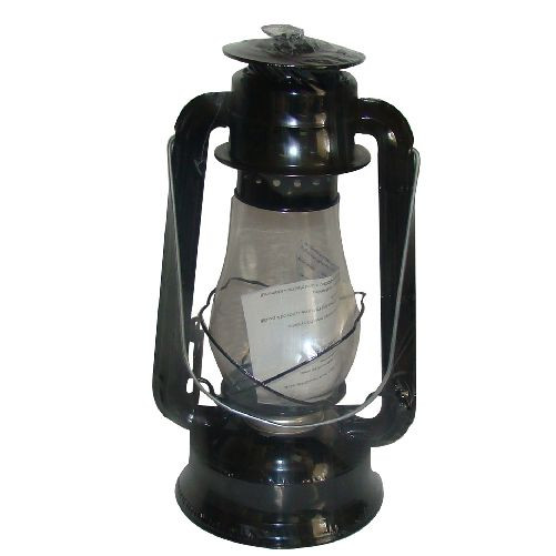 Lampa petrolejová 30cm ČERNÁ