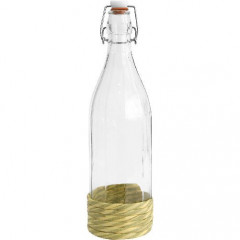 Láhev s pákovým uzávěrem 1000ml KOŠÍK skleněná č.1