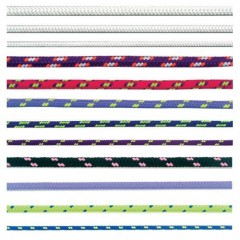 Šnůra PES s duší 7mm barevná pletená (100m) č.1