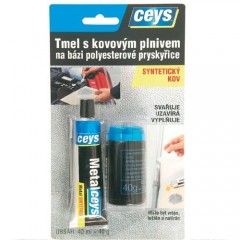 Tmel s plnivem 40ml+40g kov CEYS č.1