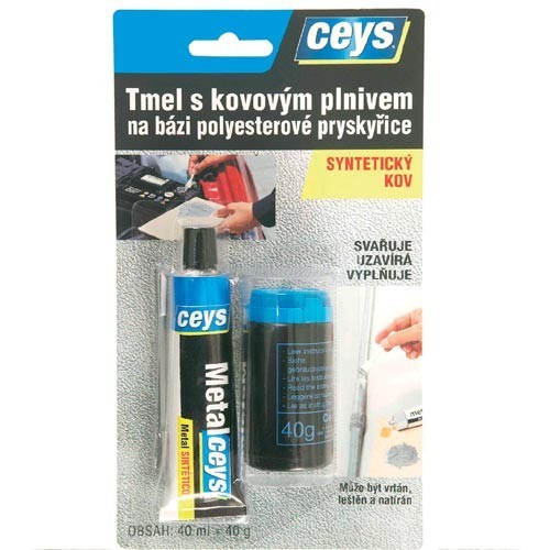 Tmel s plnivem 40ml+40g kov CEYS