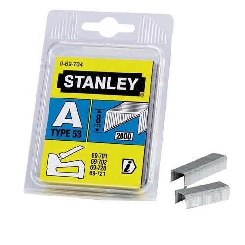 Spony 8mm typ A (1000ks) STANLEY