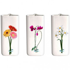 Odpařovač na radiátor 19,5x8x4cm, RETRO porcelán KVĚTINY č.1