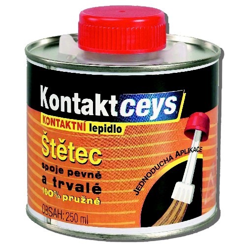 Lepidlo kontaktní 250ml KONTAKTCEYS se štětcem