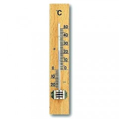 Teploměr pokojový 15cm dřev. 12.1001 č.1