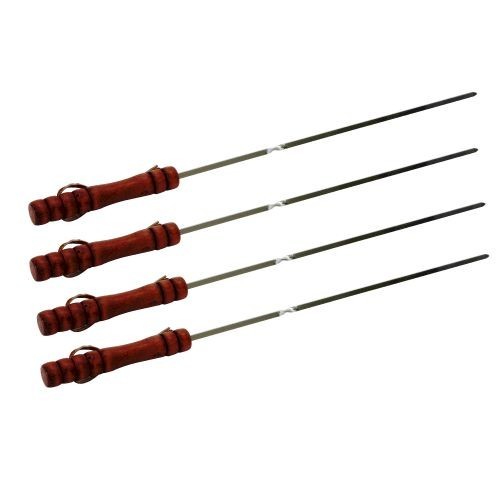 Jehla špízová 40cm Cr, dřev.rukojeť (4ks)