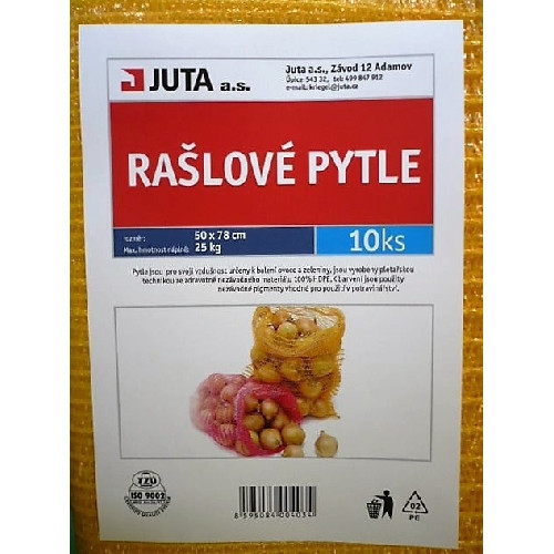 Pytel rašlový 50x78cm, obsah 25kg, bez úvazku (10ks)