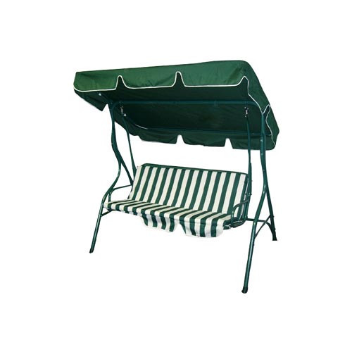 Houpačka zahradní 170cm ZE/BÍ, nosnost 200kg