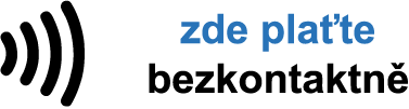 Zde plaťte bezkontaktně