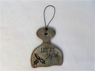 Vánoční dekorace Let it snow č.1