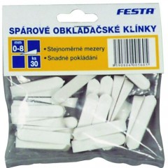 Klínky obkladačské 0-8mm (30ks) č.1