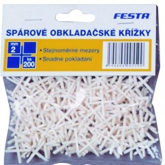 Křížky obkladačské 2mm (200ks) č.1