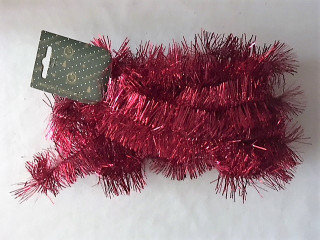 Vánoční řetěz červený č.1