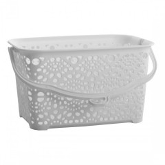 Košík na kolíčky MONAKO 23,5x15,5x13cm PH BÍ č.1