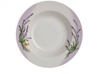 Talíř hluboký 21,6cm LAVENDER porcelánový č.1