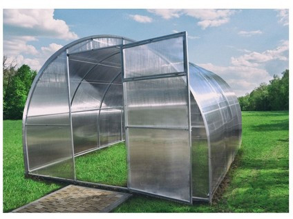 Skleník zahradní GENIO 3x4 m oblouk, polykarbonát
