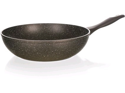 Pánev WOK 28x7,8cm/3mm nepřiln.povrch PREMIUM Dark Brown