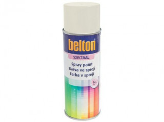 Barva ve spreji BELTON RAL 9010m, 400ml BÍ matná č.1