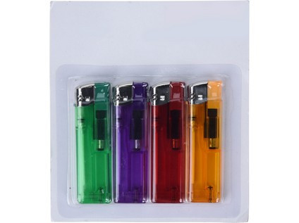 Domácnost	 strana 358/361 | AROK Zapalovač kapesní plnicí mix barev (4ks)