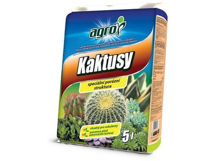 Substrát pro kaktusy a sukulenty 5l AGRO