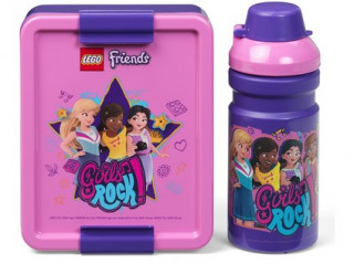 Svačinová sada: box na svačinu a láhev LEGO FRIENDS č.1