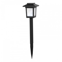 Lampa solární pr. 8cm, v.36cm, 10LED, PH ČER č.1