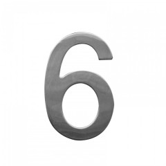 Číslo domovní STAR č.6 75mm nerez č.1