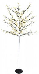 Osvětlení vánoční STROM 150cm 150LED ČER č.1