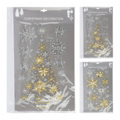 Samolepky VÁNOČNÍ 41x29cm mix č.1