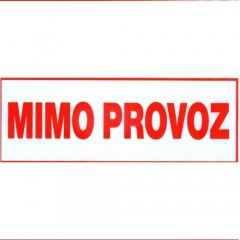 Tabulka - MIMO PROVOZ č.1